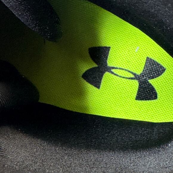 Under Armour Mens Football Cleats Black White Sz 10 main image 6